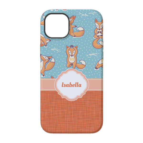 Foxy Yoga iPhone 14 Tough Case - Back
