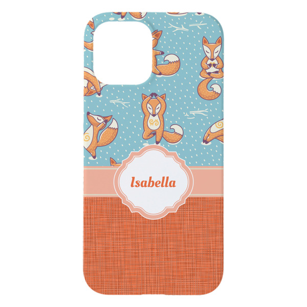 Foxy Yoga iPhone 15 Plus Case - Back