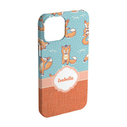 Foxy Yoga iPhone Case - Plastic - iPhone 15 Pro (Personalized)