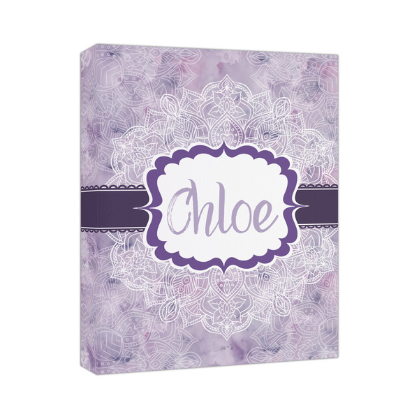 Custom Watercolor Mandala Canvas Print (Personalized)