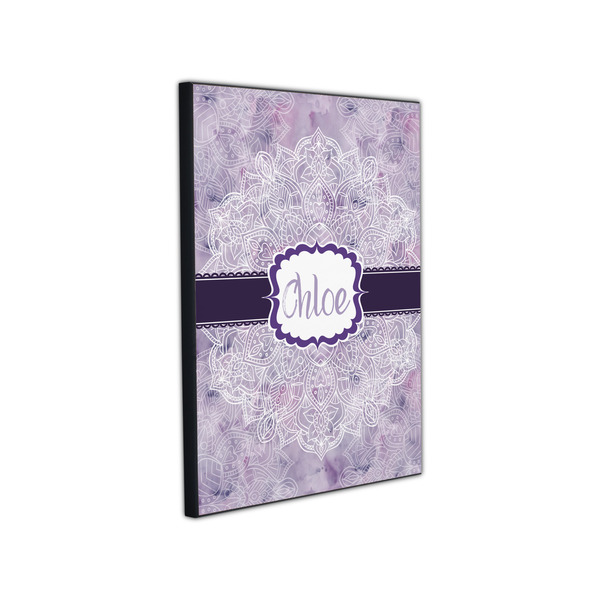 Watercolor Mandala 11x14 Wood Print - Angle View