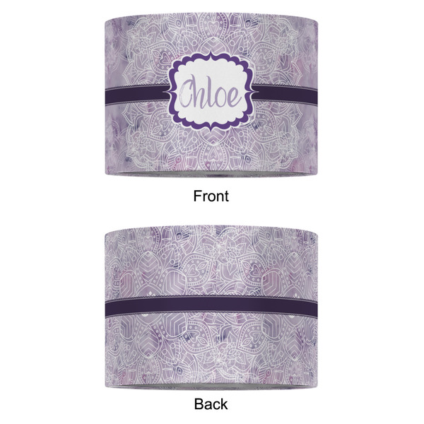 Watercolor Mandala 12" Drum Lampshade - APPROVAL (Fabric)