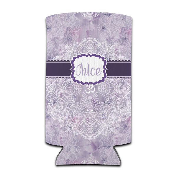 Custom Watercolor Mandala Can Cooler (tall 12 oz) (Personalized)