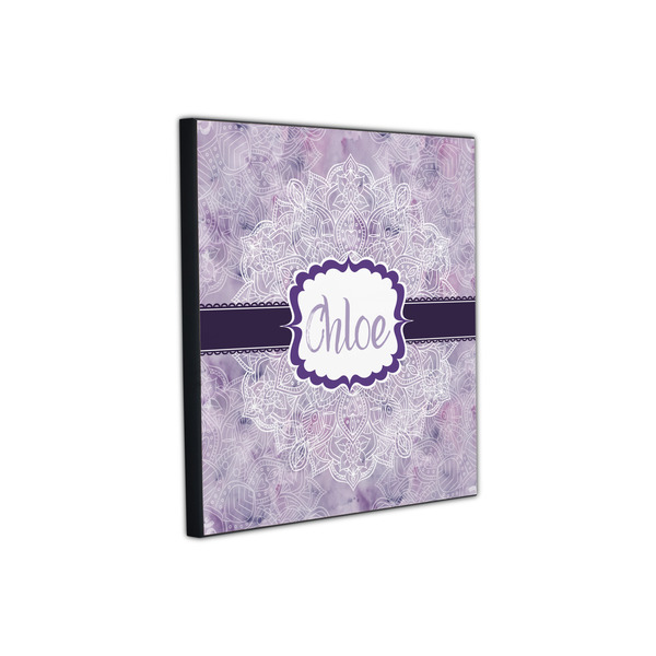 Watercolor Mandala 12x12 Wood Print - Angle View