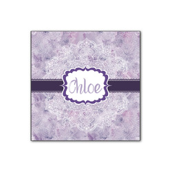 Watercolor Mandala Wood Print - 12x12 (Personalized)