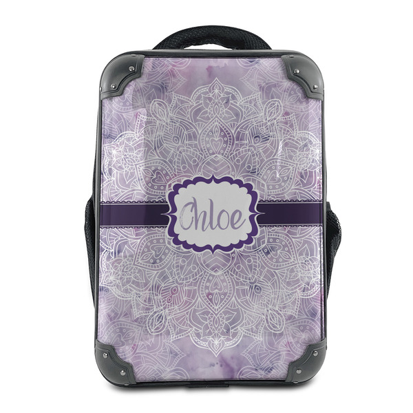 Custom Watercolor Mandala 15" Hard Shell Backpack (Personalized)