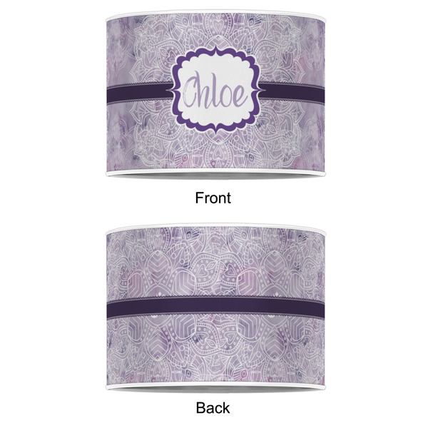 Watercolor Mandala 16" Drum Lampshade - APPROVAL (Poly Film)