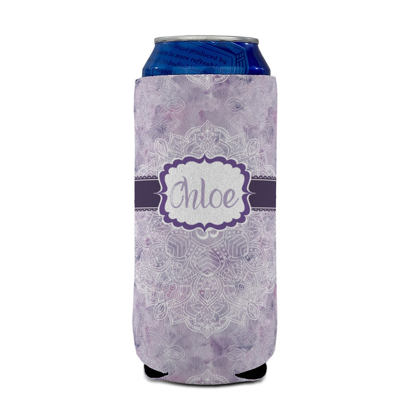 Watercolor Mandala 16oz Can Sleeve - FRONT (on can)