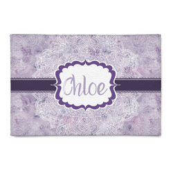 Watercolor Mandala 2' x 3' Indoor Area Rug (Personalized)