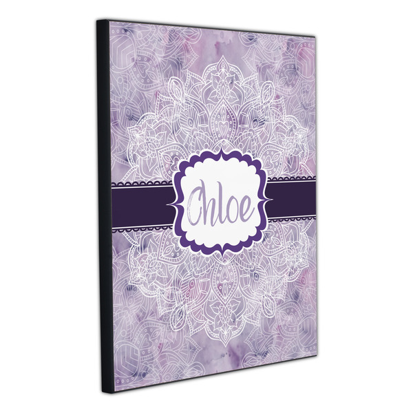 Watercolor Mandala 20x24 Wood Print - Angle View