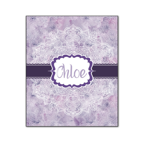 Watercolor Mandala 20x24 Wood Print - Front View