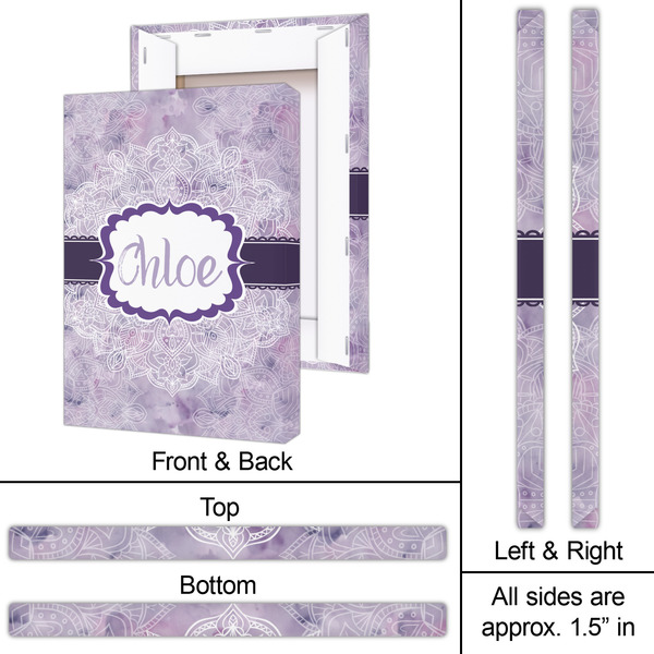 Watercolor Mandala 20x30 - Canvas Print - Approval