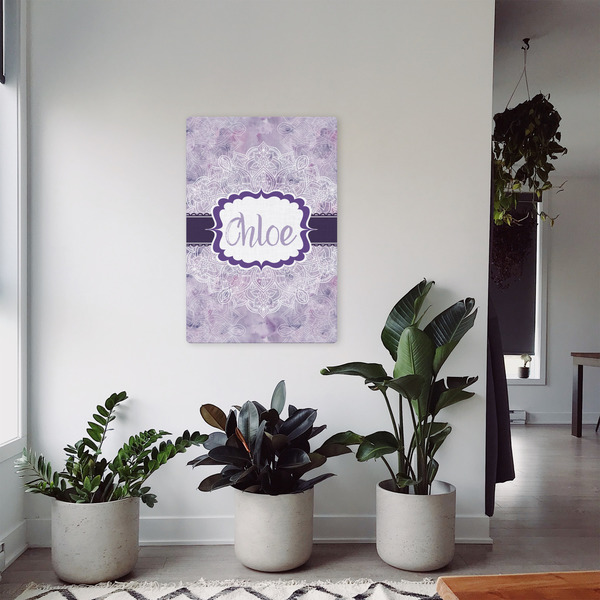 Watercolor Mandala 20x30 - Canvas Print - In Context