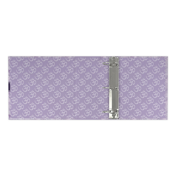 Watercolor Mandala 3 Ring Binders - Full Wrap - 3" - OPEN INSIDE