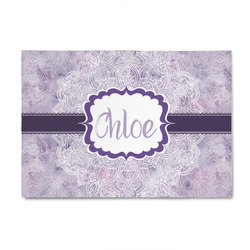 Watercolor Mandala 4' x 6' Indoor Area Rug (Personalized)