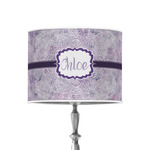 Watercolor Mandala 8" Drum Lamp Shade - Poly-film (Personalized)