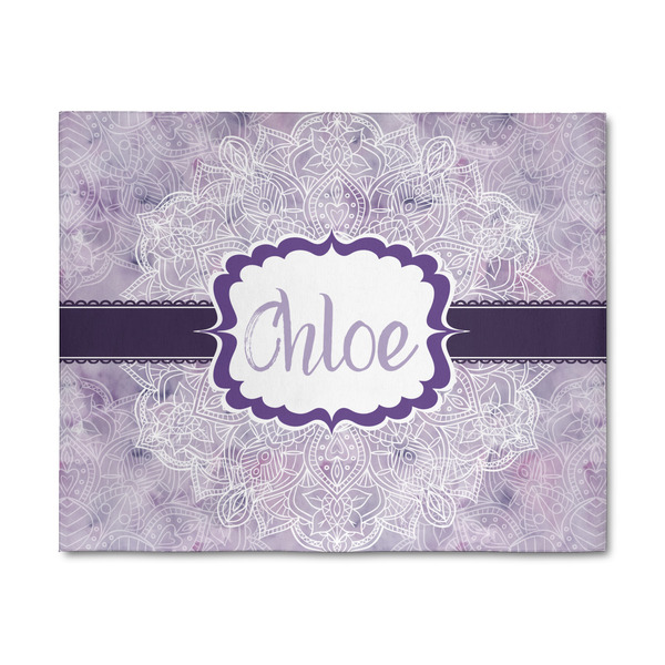 Custom Watercolor Mandala 8' x 10' Indoor Area Rug (Personalized)