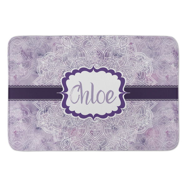 Custom Watercolor Mandala Anti-Fatigue Kitchen Mat (Personalized)