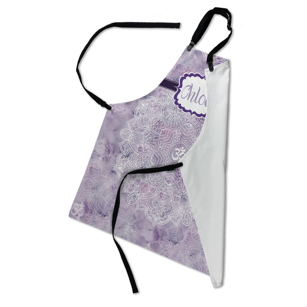 Watercolor Mandala Apron - Folded