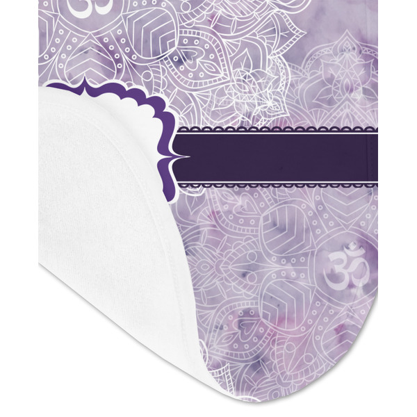 Watercolor Mandala Baby Bib - AFT detail