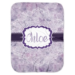 Watercolor Mandala Baby Swaddling Blanket (Personalized)
