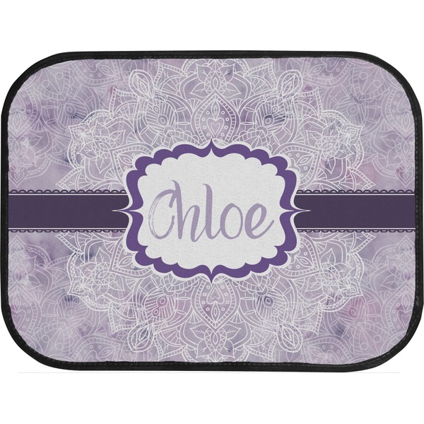 Watercolor Mandala Back Seat Car Mat