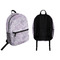 Watercolor Mandala Backpack front and back - Apvl