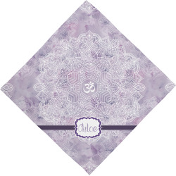 Watercolor Mandala Dog Bandana Scarf w/ Name or Text