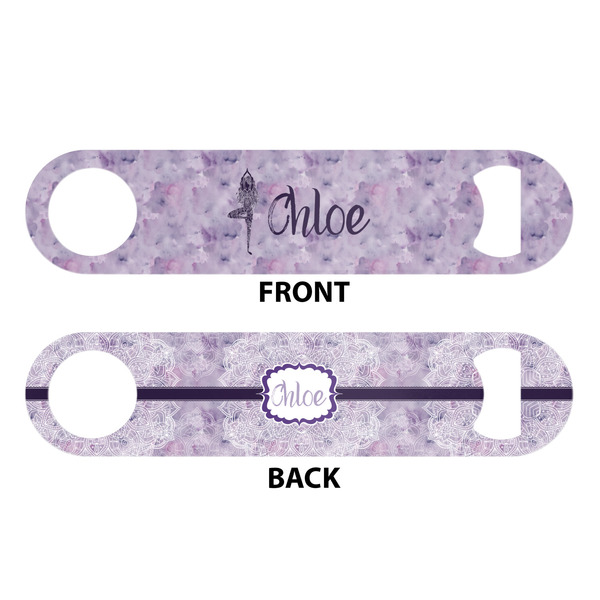 Watercolor Mandala Bar Bottle Opener - White - Approval