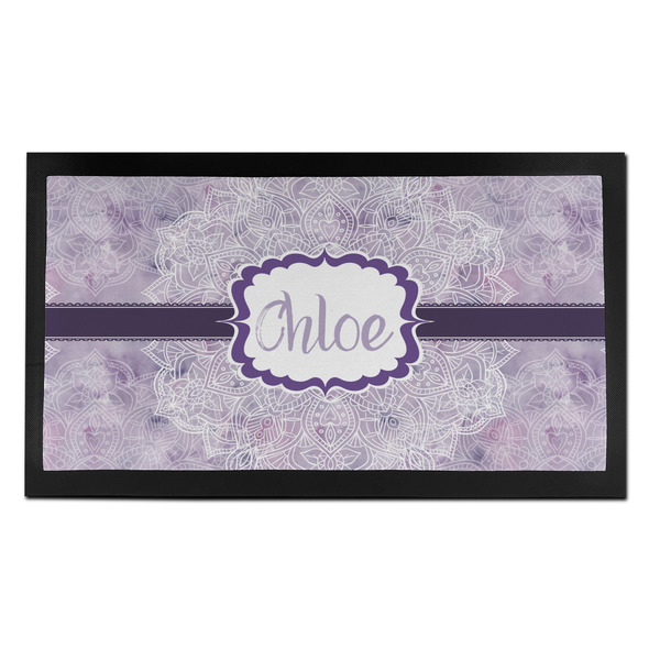 Custom Watercolor Mandala Bar Mat - Small (Personalized)