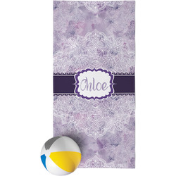 Watercolor Mandala Beach Towel (Personalized)