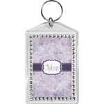 Watercolor Mandala Bling Keychain (Personalized)