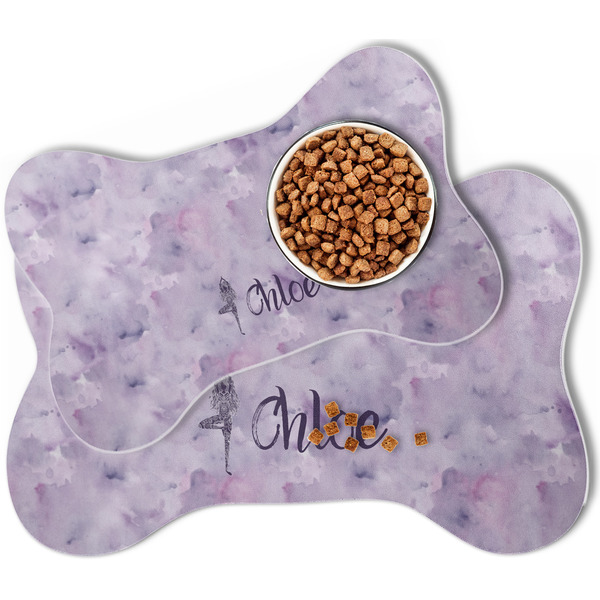 Watercolor Mandala Bone Shaped Dog Mats - MAIN