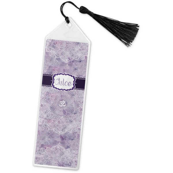 Custom Watercolor Mandala Book Mark w/Tassel (Personalized)