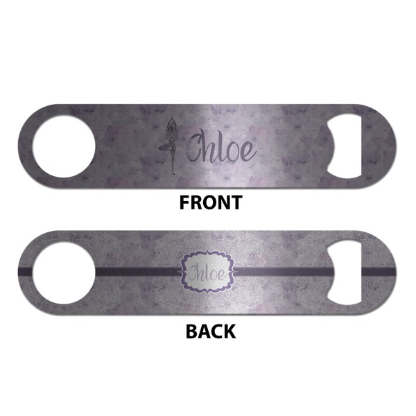 Watercolor Mandala Bottle Opener - Front & Back