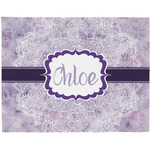 Watercolor Mandala Woven Fabric Placemat - Twill w/ Name or Text