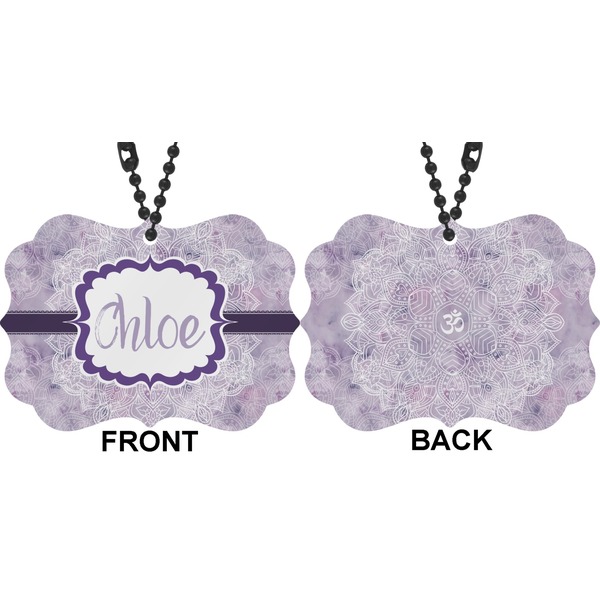 Watercolor Mandala Car Ornament (Approval)