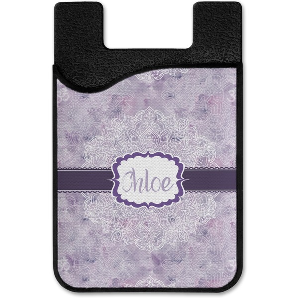 Watercolor Mandala Cell Phone Credit Card Holder