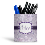 Watercolor Mandala Ceramic Pen Holder