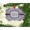 Watercolor Mandala Christmas Ornament (On Tree)