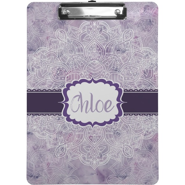 Custom Watercolor Mandala Clipboard (Personalized)