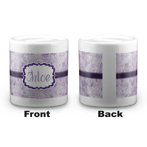 Watercolor Mandala Coin Bank - Apvl