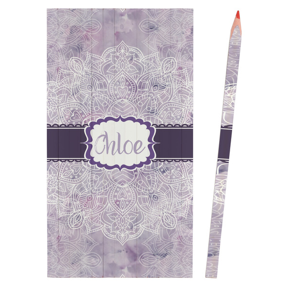 Watercolor Mandala Colored Pencils - Front View