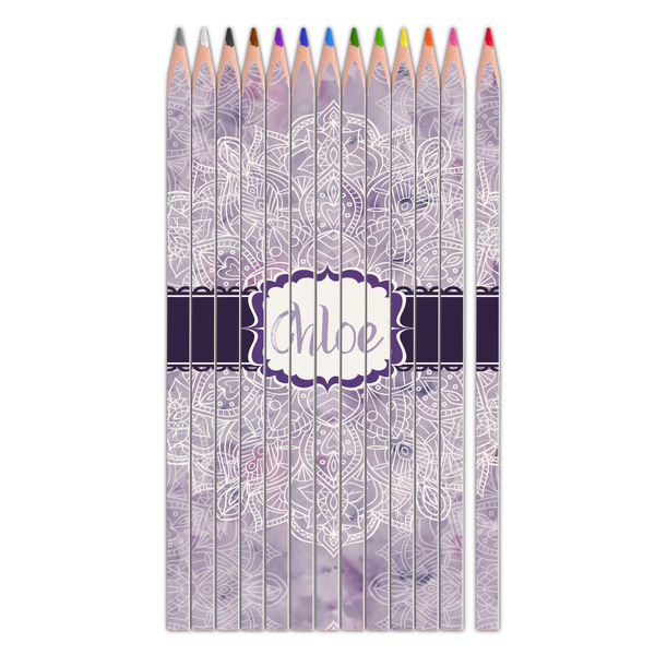 Custom Watercolor Mandala Colored Pencils (Personalized)
