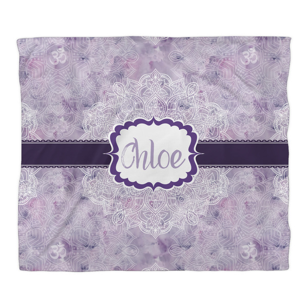 Watercolor Mandala Comforter - King - Front