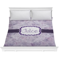 Watercolor Mandala Comforter - King (Personalized)