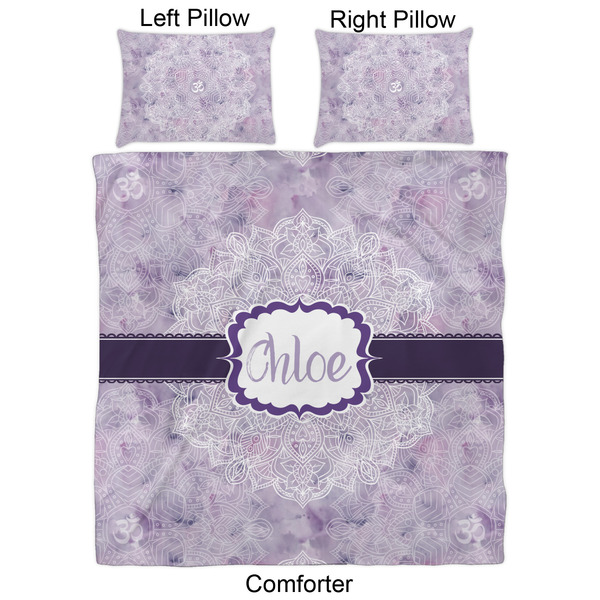 Watercolor Mandala Comforter Set - Queen - Approval