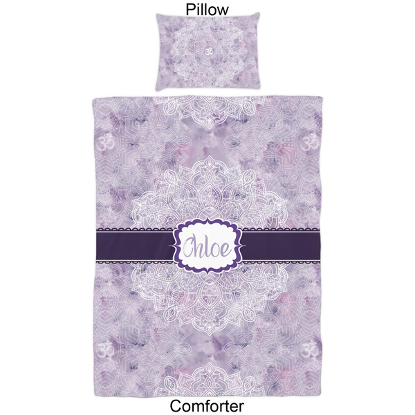 Watercolor Mandala Comforter Set - Twin - Approval
