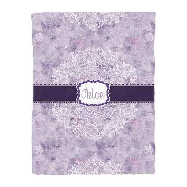 Watercolor Mandala Comforter - Twin - Front