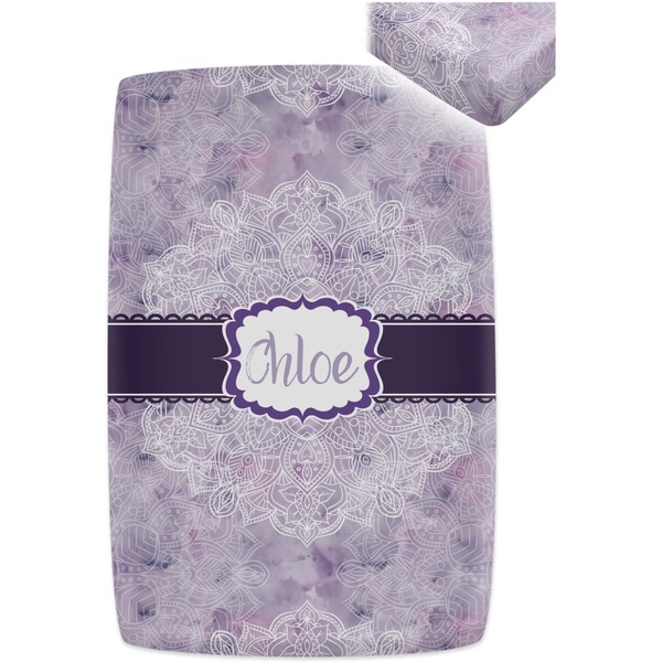 Watercolor Mandala Crib Fitted Sheet - Apvl